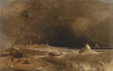 William_Daniell_-_Madras,_or_Fort_St._George,_in_the_Bay_of_Bengal_--_A_Squall_Passing_Off_-_Google_Art_Project