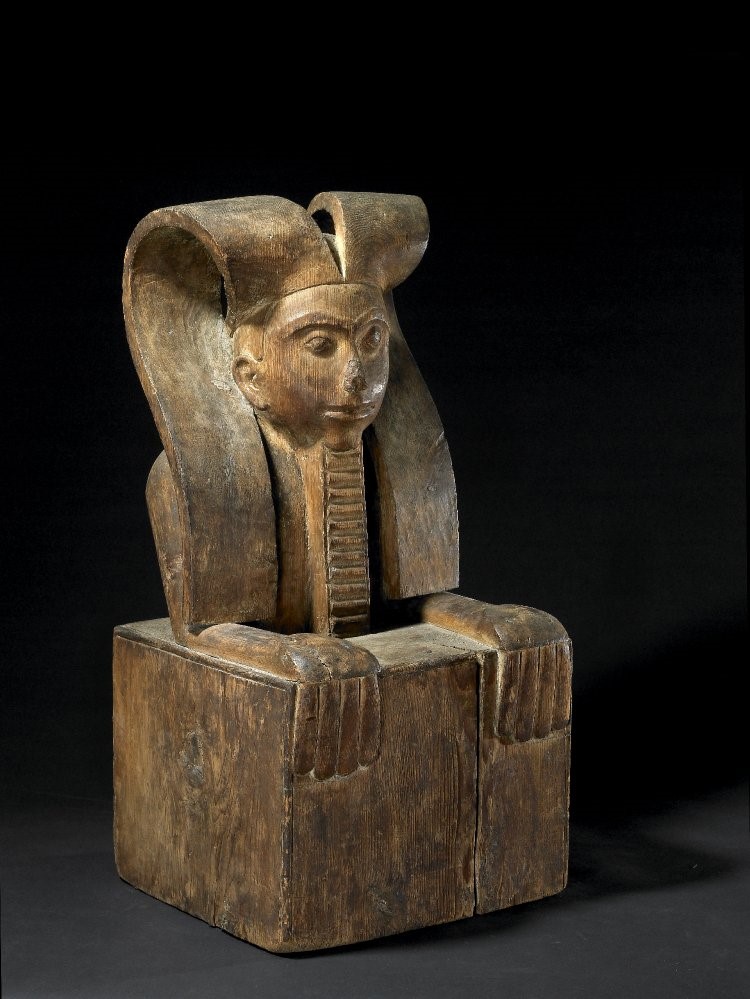 19. A Sphinx Carving