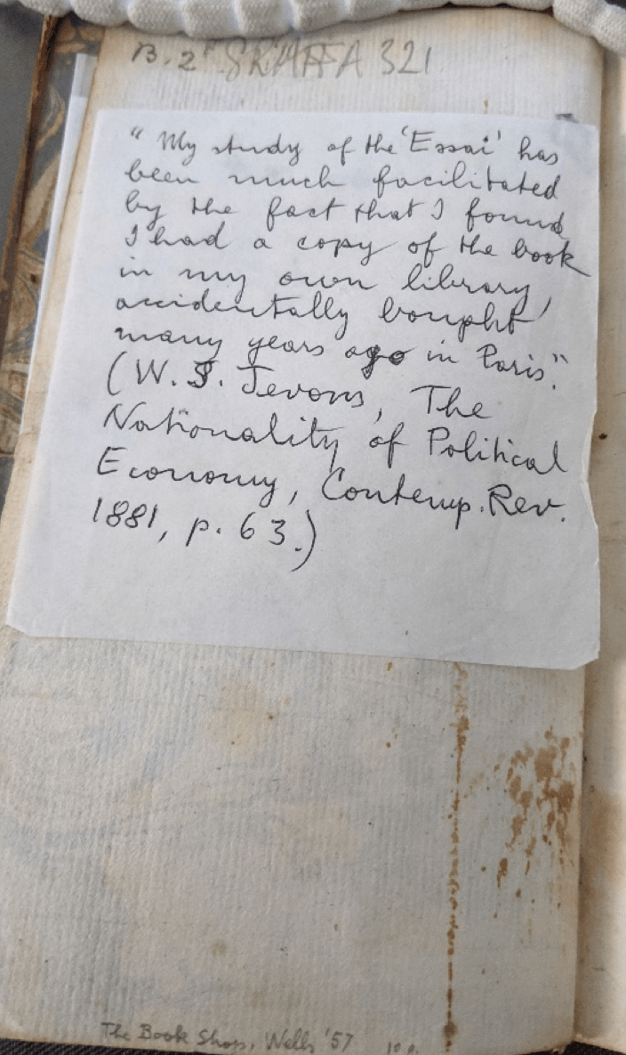 14. A Special Copy of Richard Cantillon’s ‘Essai sur la Nature du&nbsp;Commerce’