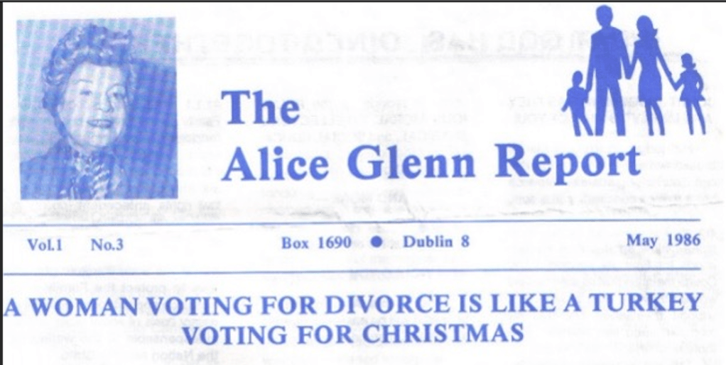 19. A ‘Festive’ Anti-Divorce Pamphlet from 1980s&nbsp;Ireland